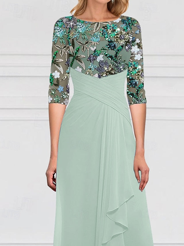 Bride SkyBeaded the Mother of Dress Sparkle Gown A-Line