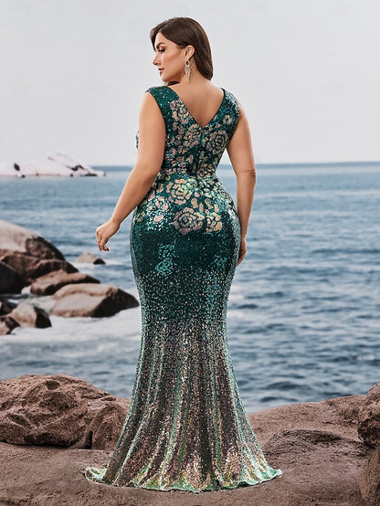 Mermaid Gown Evening / Column Trumpet Sheath