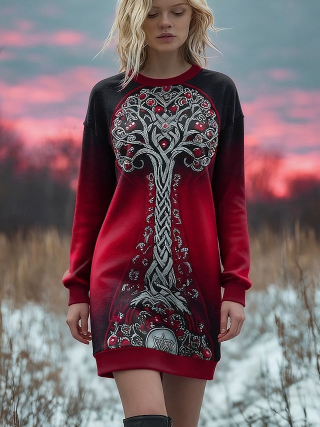 Women's Mini Dress Shift Dress Casual Weekend Regular Fit