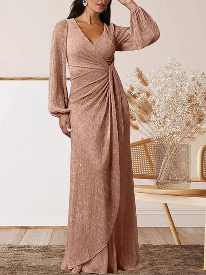 of Bride Mother V Elegant Sweet A-Line Dress Guest the Wedding