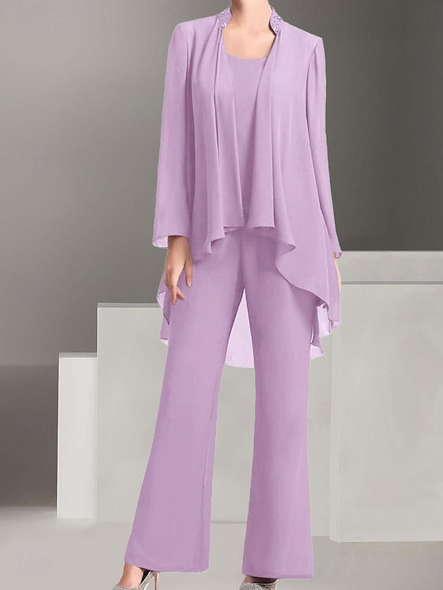 Elegant Bride Pantsuit Dress the of Wedding Simple Guest Mother