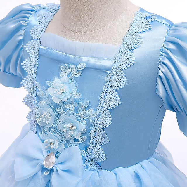Dress Flower Princess Cinderella Movie Girl Girls'