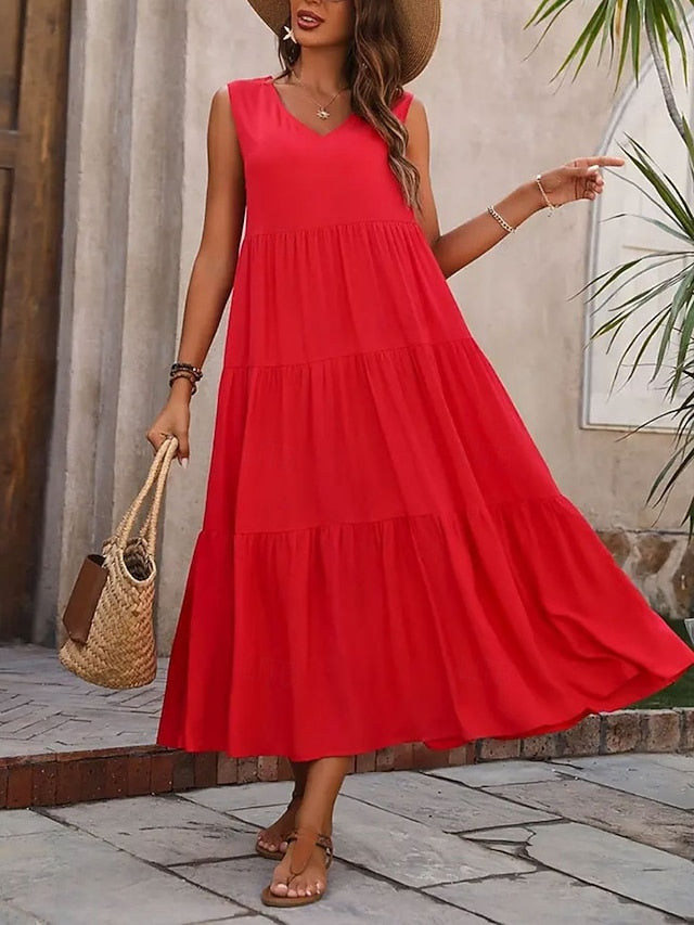 Women's Maxi Dress Casual Dress Swing Dress A Line Dress