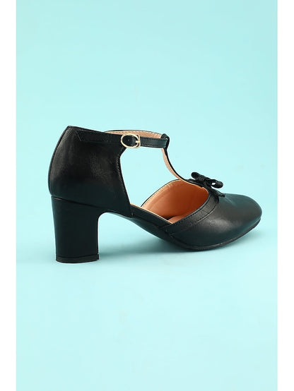 heels Chunky Vintage Retro Heels Roaring T-strap 1950s Shoes 20s