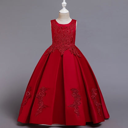 Girls' Flower Dress Girl Party Wedding