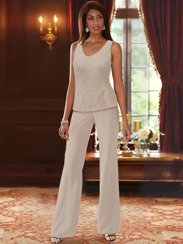 of Pantsuit Bride the Wedding Beach Piece 3 Formal Mother