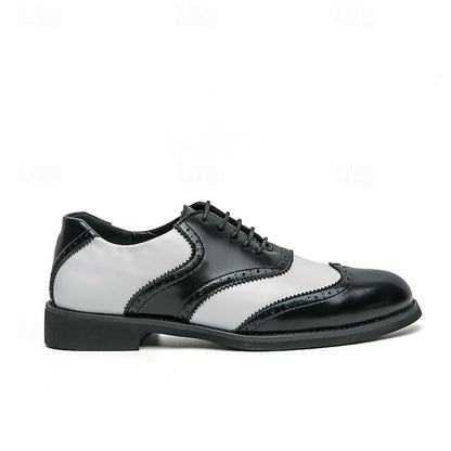 Wingtip Shoes Two-Tone White Brogue Oxford Men's and in