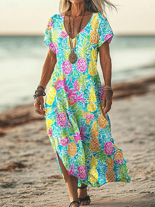 Women's Midi Dress A Line Dress Casual Daily Loose Fit