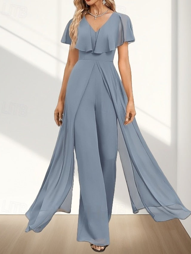 Wedding Bride of Pantsuit Dress Guest Jumpsuit / the Mother