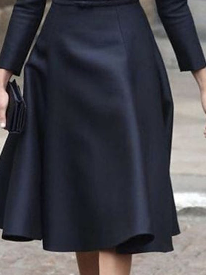 of Elegant Bride the Simple A-Line Tea Neck Jewel Dress Mother