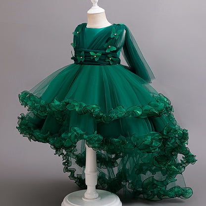 Girls' Wedding Girl Party Dress Flower Formal