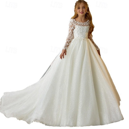 Communion Party Dress Flower Girl First Girls'
