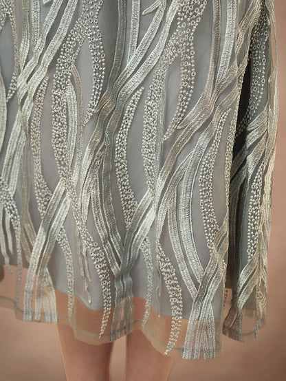 Two A-Line of Dress the Elegant Neck Bride Jewel Mother Pieces