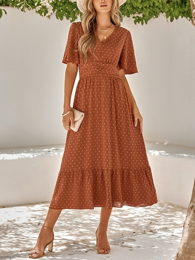 Women's Midi Dress A Line Dress Summer Dress Casual Daily