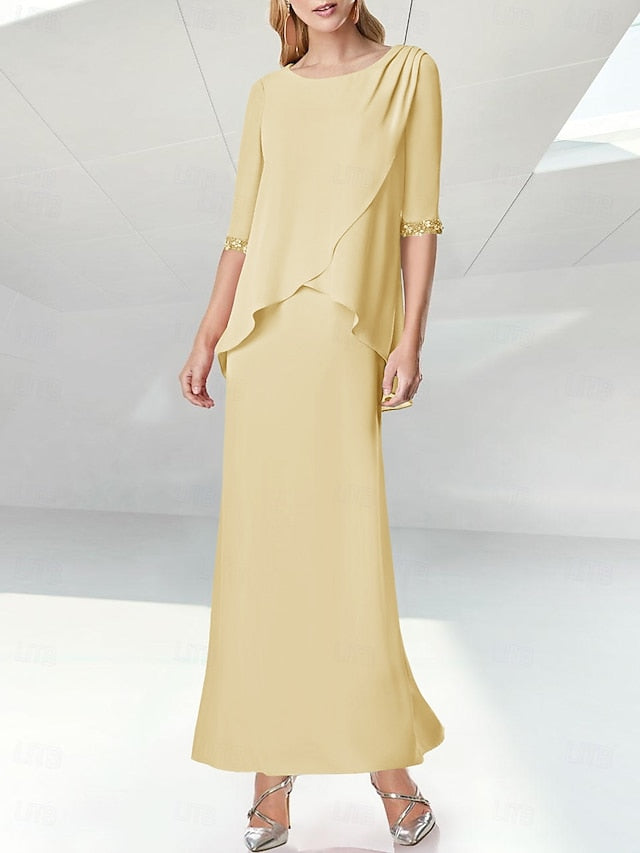 of Wedding Elegant the Jewel Mother Beach Sheath Dress Bride