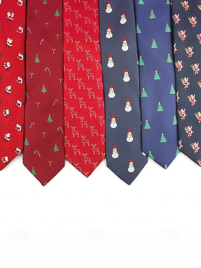 Necktie Santa Christmas Men's with