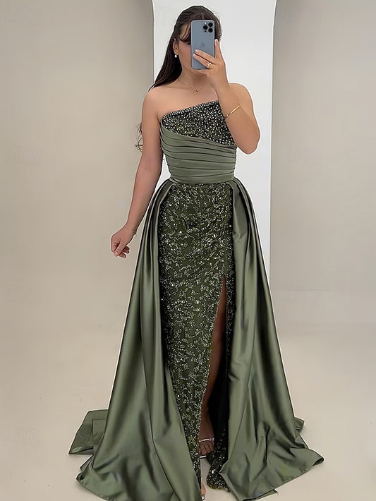 Evening Trumpet / A-Line Gown Mermaid Formal Dress Elegant