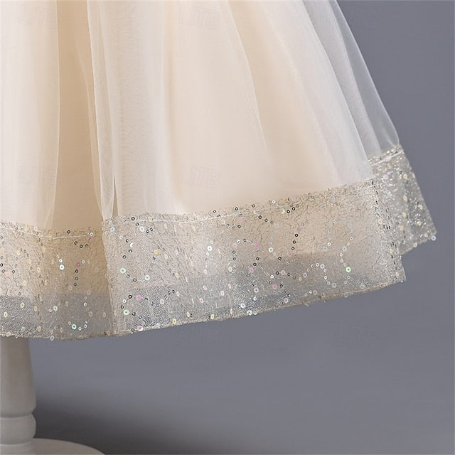 Party Kids Girls' Dress Color Solid Flower Girl