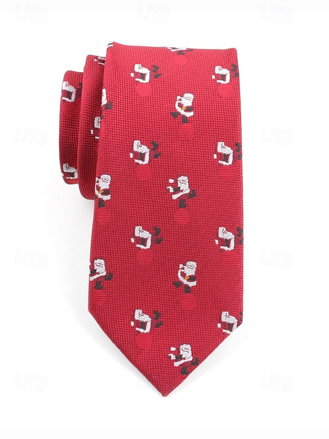 Necktie Santa Christmas Men's with
