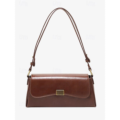 Tote Tägliche Tasche Baguette Damen Büro Einkaufen PU Leder