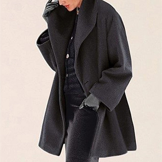 Warm Coat Furs Comfortable Women's Fur Buttons Faux