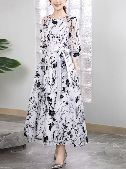 Formal of Elegant Vintage the Mother Bride Dress A-Line