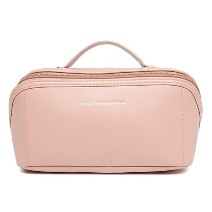 Sac à main de voyage en cuir PU pour femme, sac de maquillage et de cosmétiques
