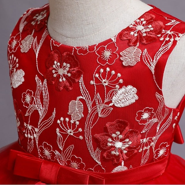 Sequin Dress Flower Girls' Kids Sleeveless Girl