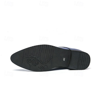 for Formal Shoes Glossy Leather Patent – Green Lace-Up Men