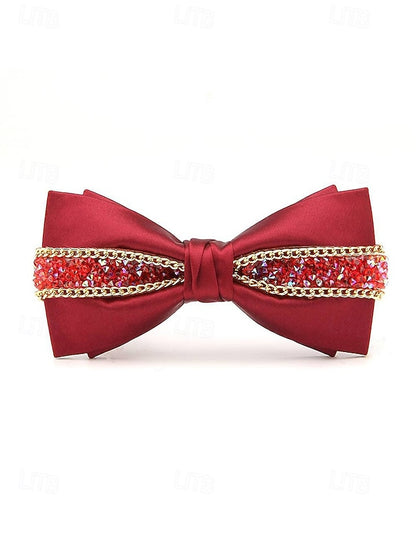 Men's Tie – Bow Christmas Red
