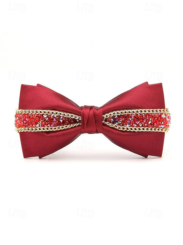 – Bow Red Tie Christmas Men's