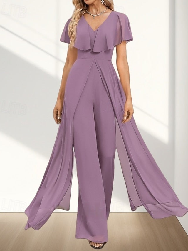 Wedding Bride of Pantsuit Dress Guest Jumpsuit / the Mother