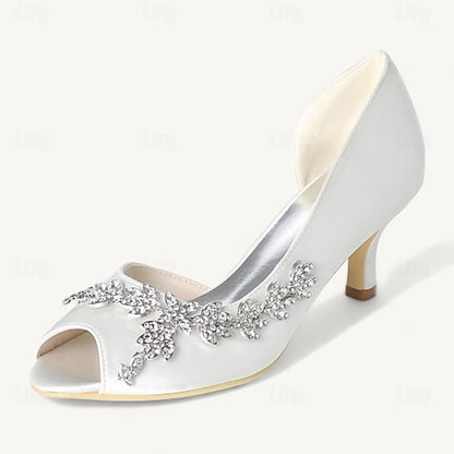 Bridal Women's Bling Shoes Wedding Sparkling