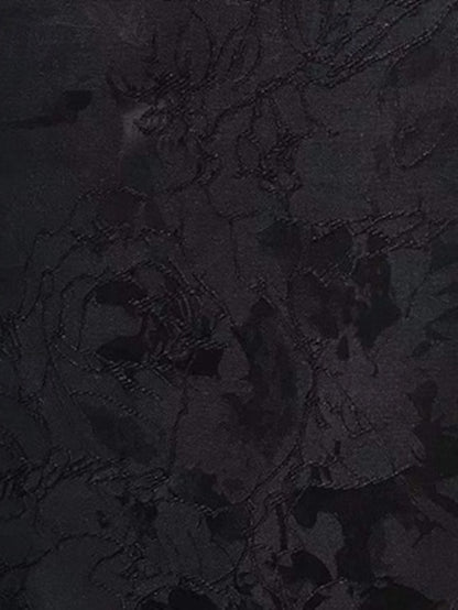 Gown Dress Jacquard Brocade Formal Evening Elegant A-Line