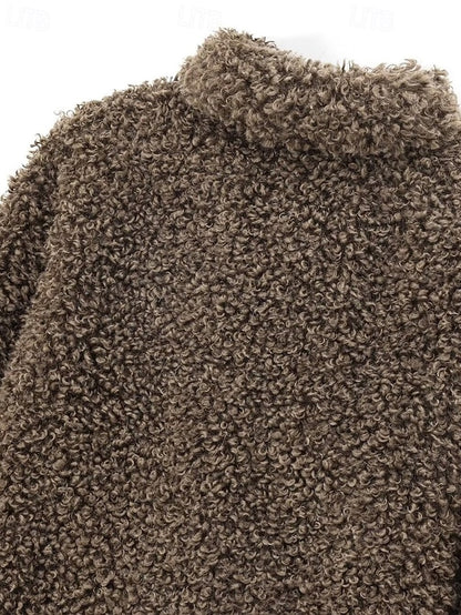 Warm Coat Teddy Fur Comfortable Women's Faux Furs