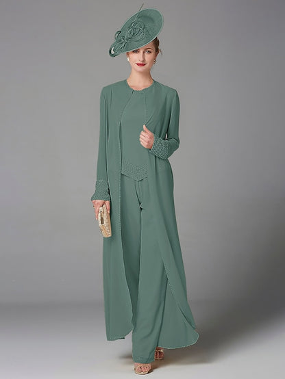 of Beach Bride the 3 Mother Wedding Formal Pantsuit Piece
