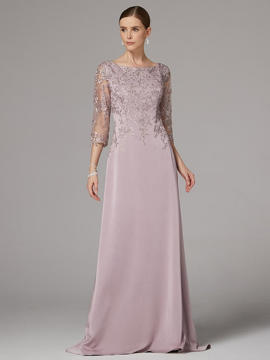 Wedding of Dress the Mother Bride Elegant Sheath Beach