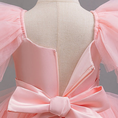 Special Wedding Sleeveless Dress Girls' Kids Party Sequin