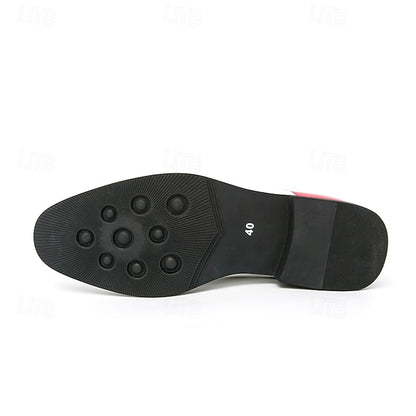 Shoes with and White Polished Dress Men's Oxford Blue