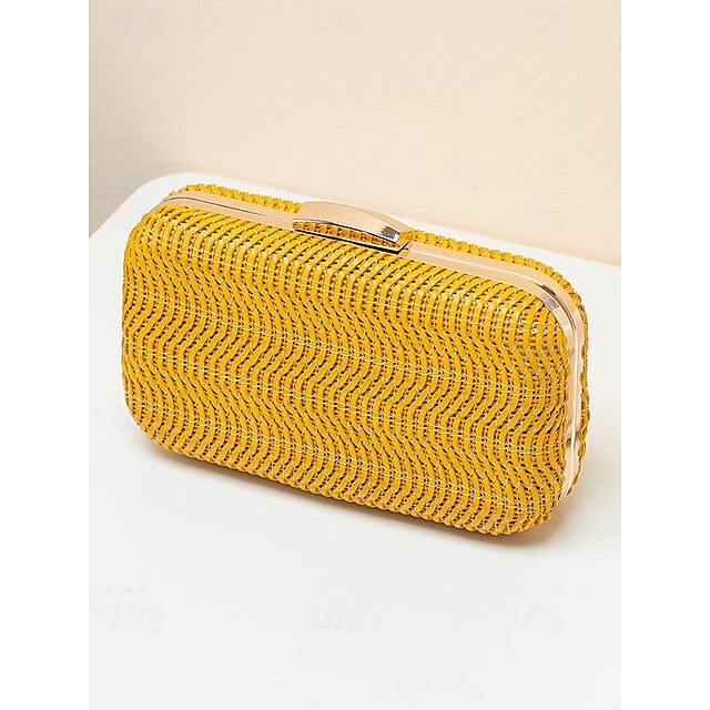 Clutch mit Armband aus Leder für Damen, Abendtasche, PU, ​​Party