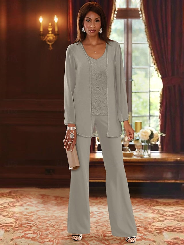 of Pantsuit Bride the Wedding Beach Piece 3 Formal Mother