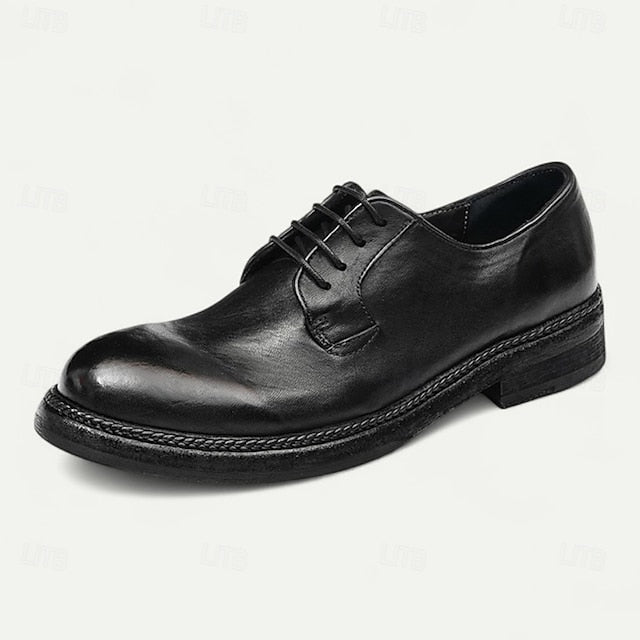Goodyear Shoes Tan and Men's with Derby Leather Clean Welt
