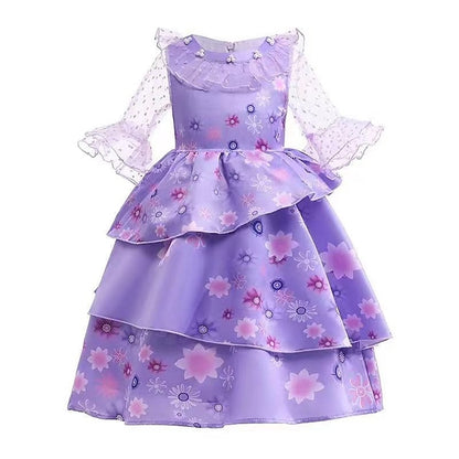 Isabela Girl Fairytale Encanto Madrigal Dress Flower Princess