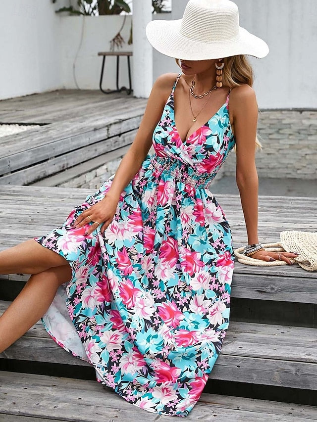 Women's Midi Dress Casual Dress A Line Dress Slip Dress