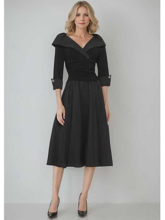 / Sheath Column of Collar Portrait Bride A-Line the Dress Mother