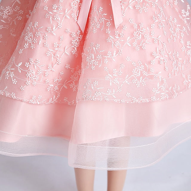 Girls' Princess Girl Flower Party Dress