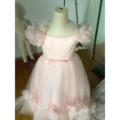 Flower First Dress Communion Girls' Party Girl