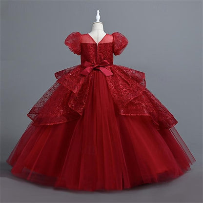 Girl Wedding Performance Flower Party Dress Girls'