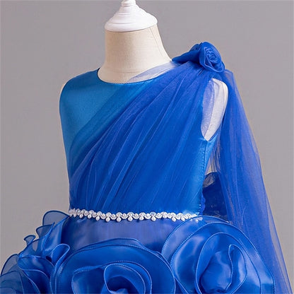 Color Solid Kids Cosplay Dress Girls' Party