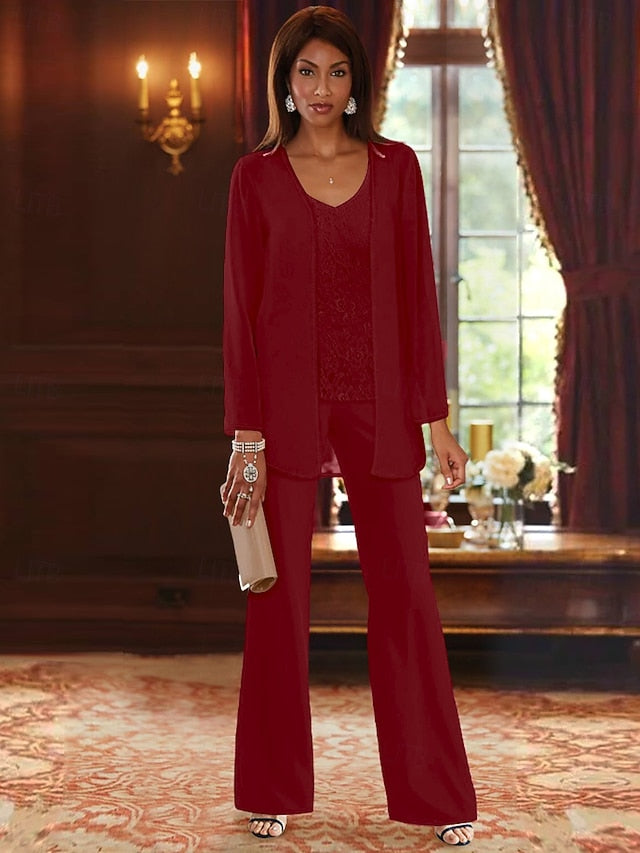 of Pantsuit Bride the Wedding Beach Piece 3 Formal Mother